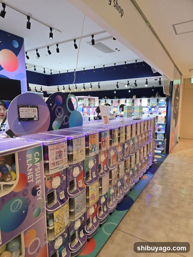 Gashapon Machine Shop Interior
