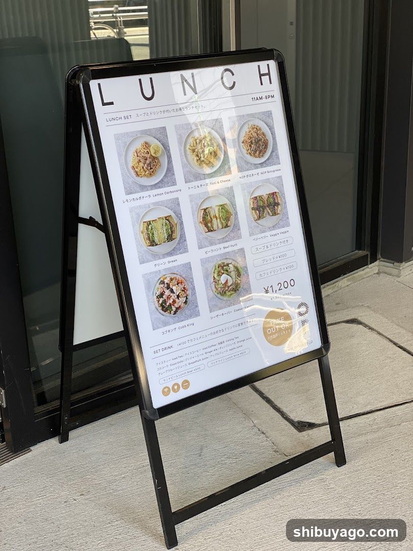 Lunch Menu Board