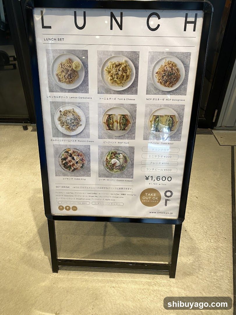 Lunch Set Menu Board