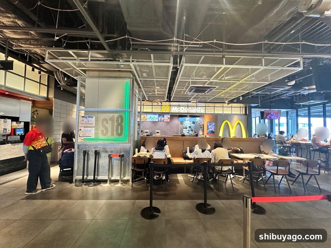McDonald's Interior Dining Area