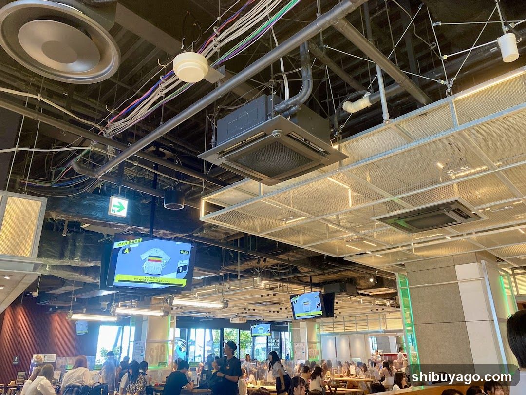 Indoor Food Court or Canteen Interior