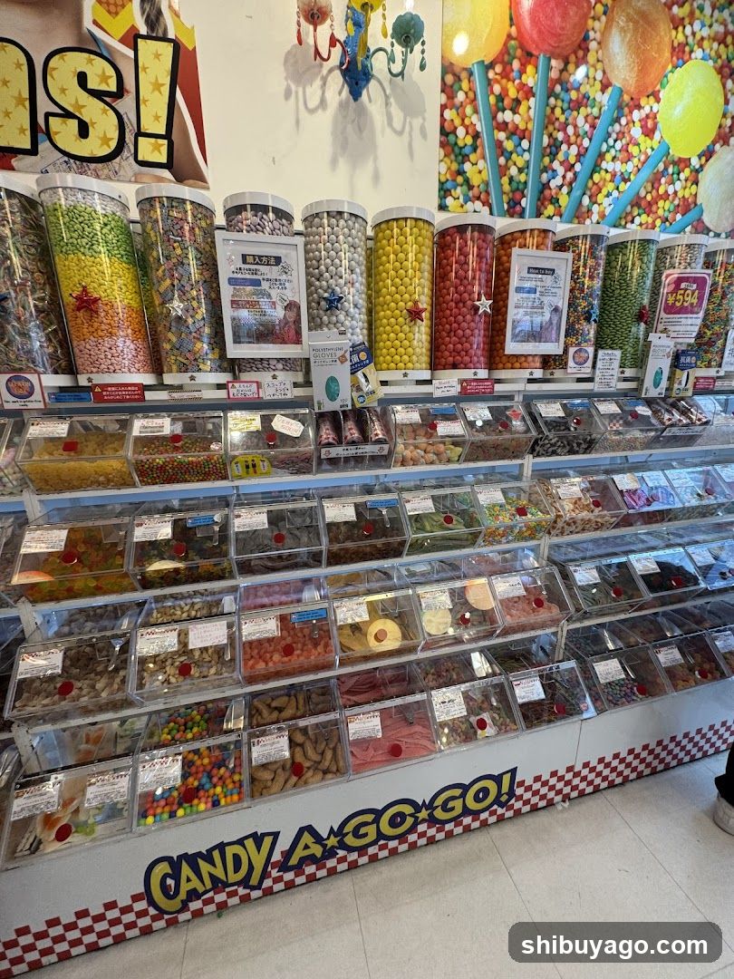 Candy Store Interior Display