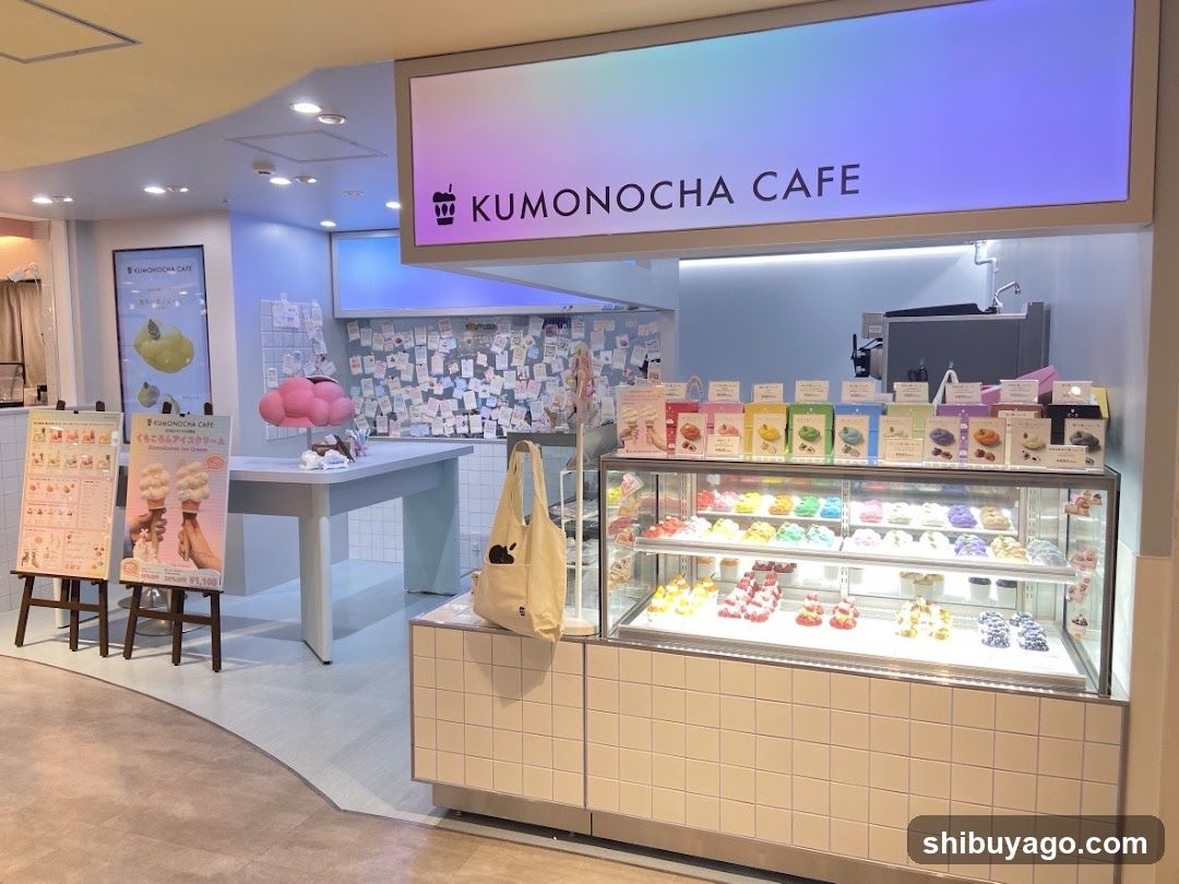 KumonoCha Cafe Interior Display