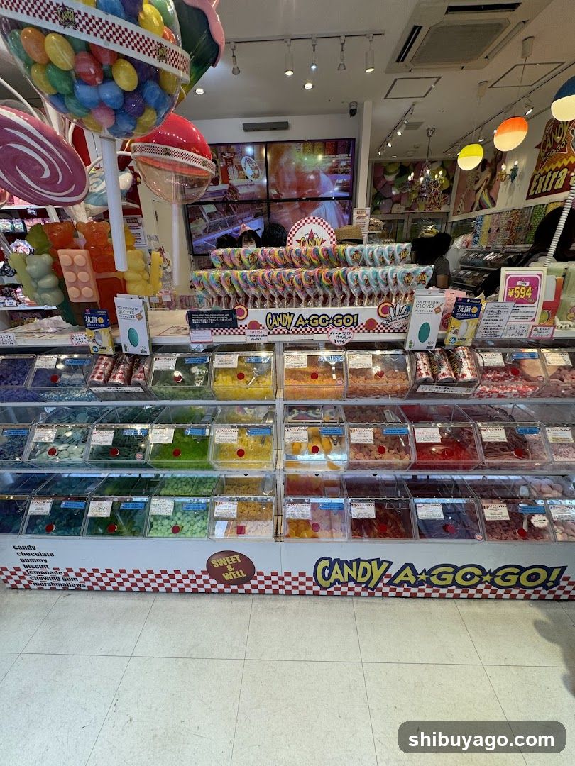 Candy Store Interior Display