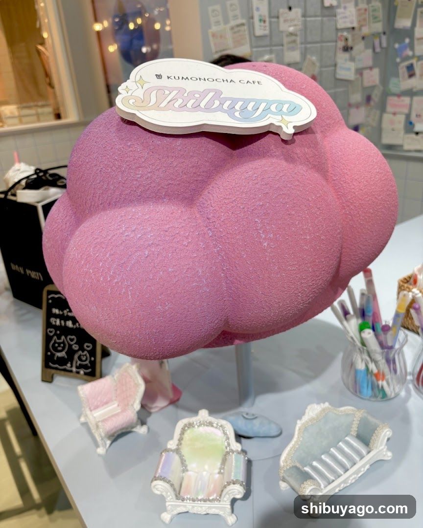 KumonoCha Cafe Shibuya Display