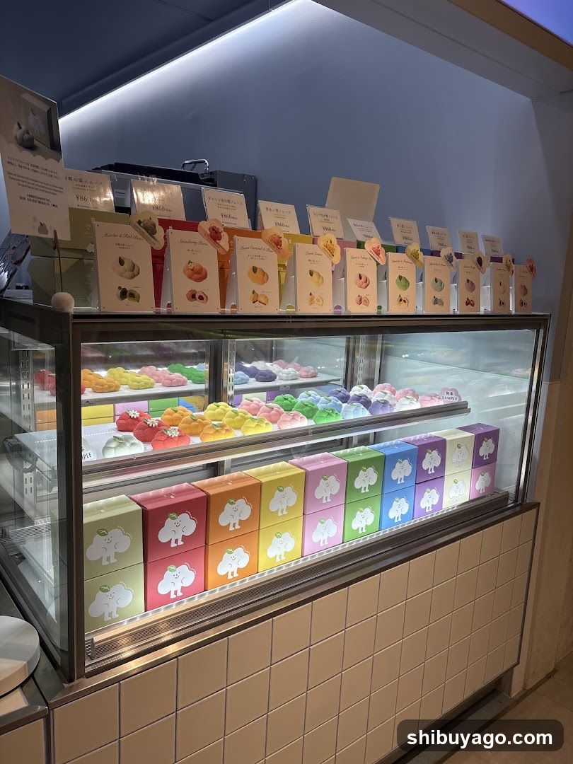 Colorful Dessert Display Case