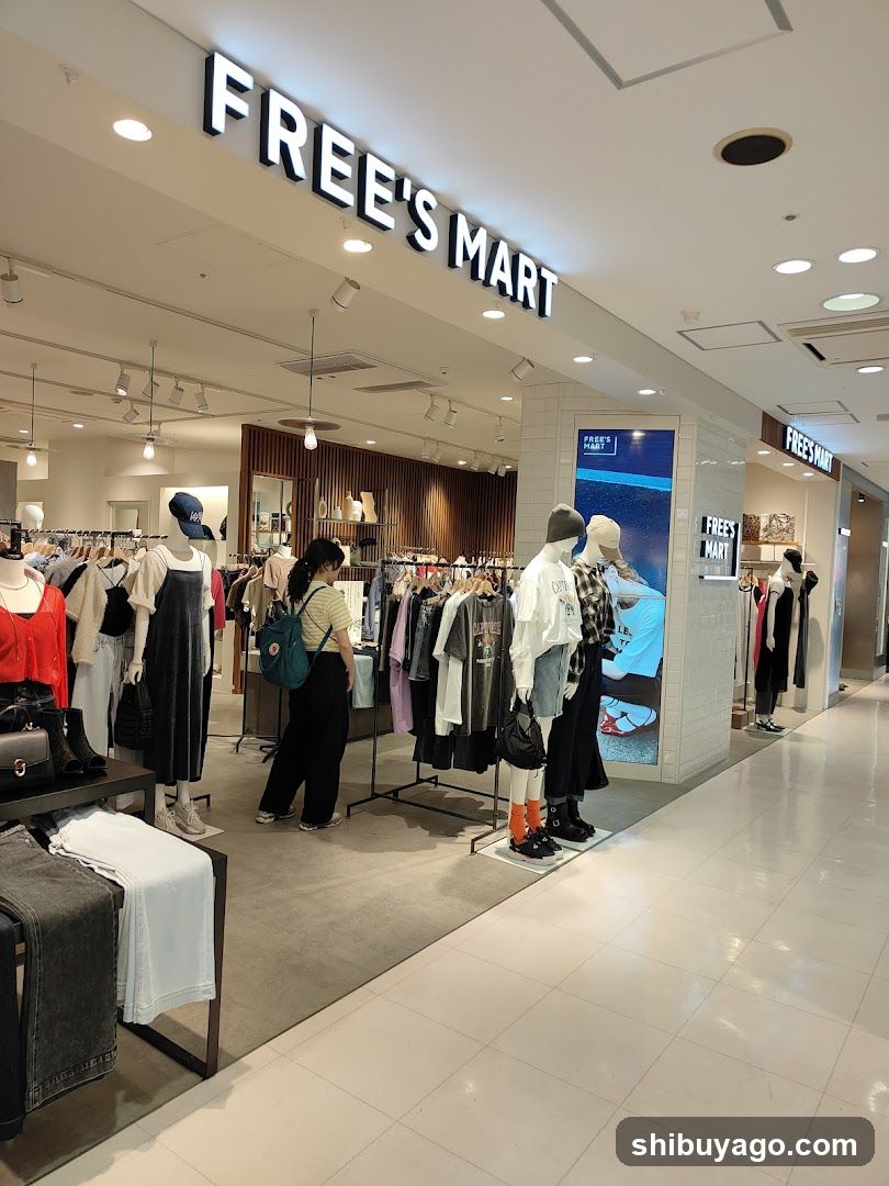 FREE'S MART Store Interior