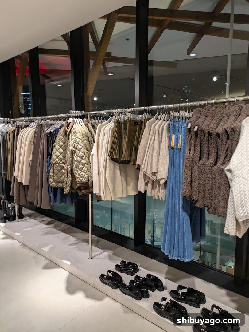 Clothing Store Interior Display
