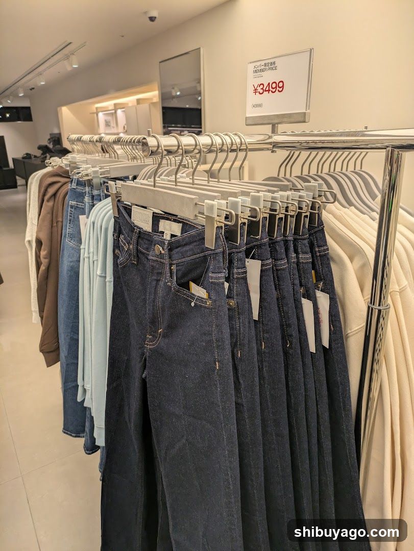 Clothing Store Interior Display