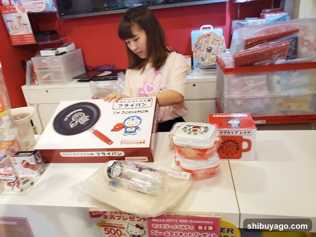 Doraemon Merchandise Display