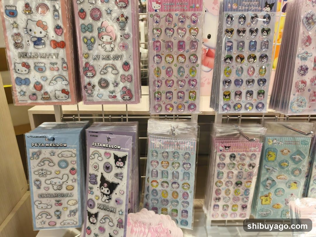 Sanrio Merchandise Display
