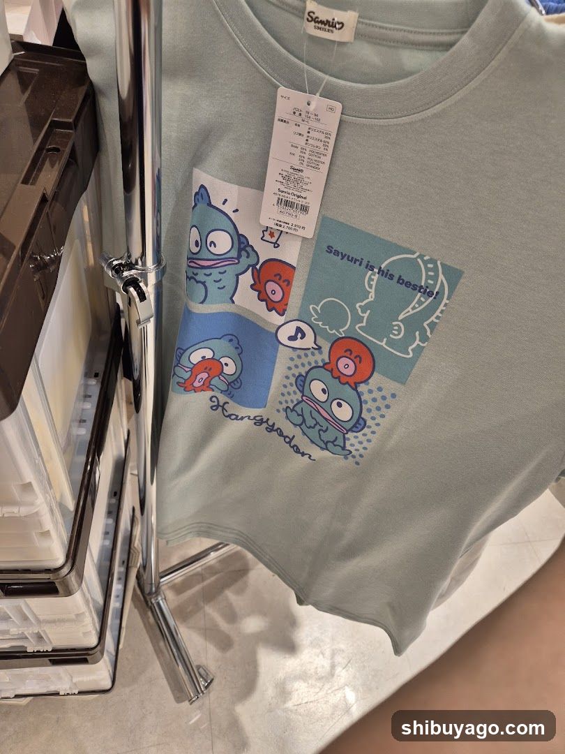 Sawako T-shirt with cartoon characters
