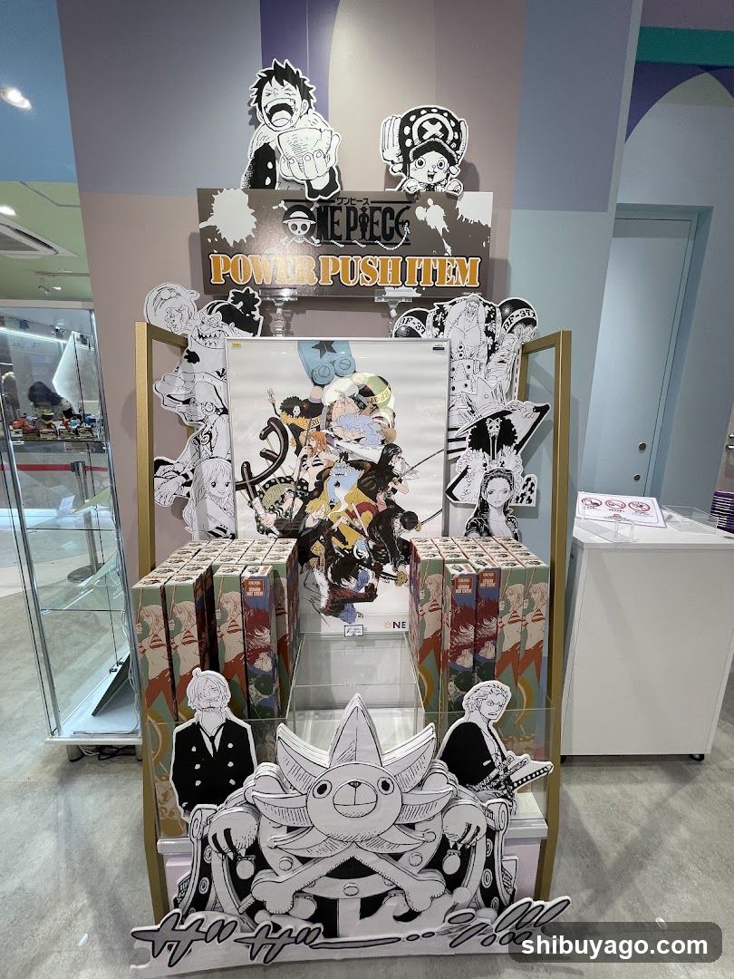 One Piece Power Push Item Display