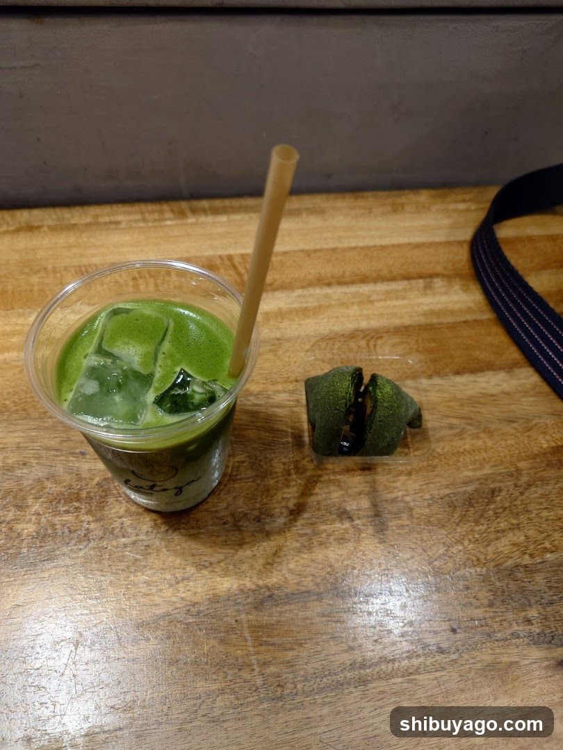 Matcha Drink and Dessert