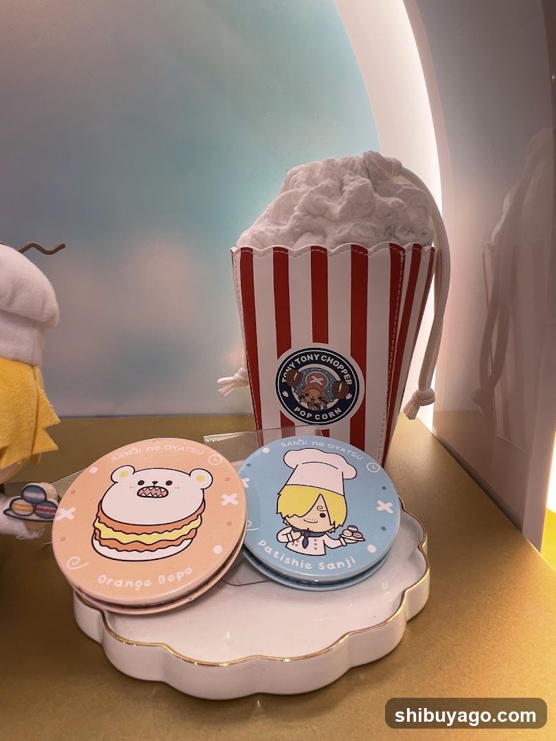 Popcorn and Character Merchandise Display