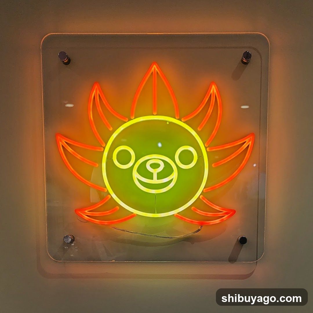 Neon Sun Signage