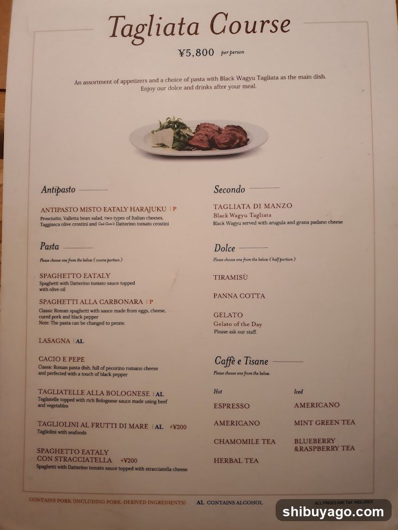 Tagliata Course