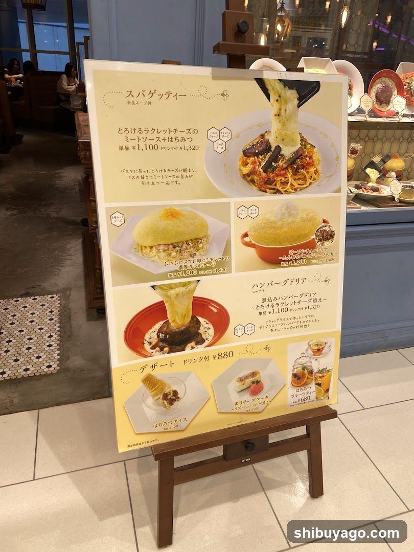 Spaghetti and Hamburg Dish Menu Board