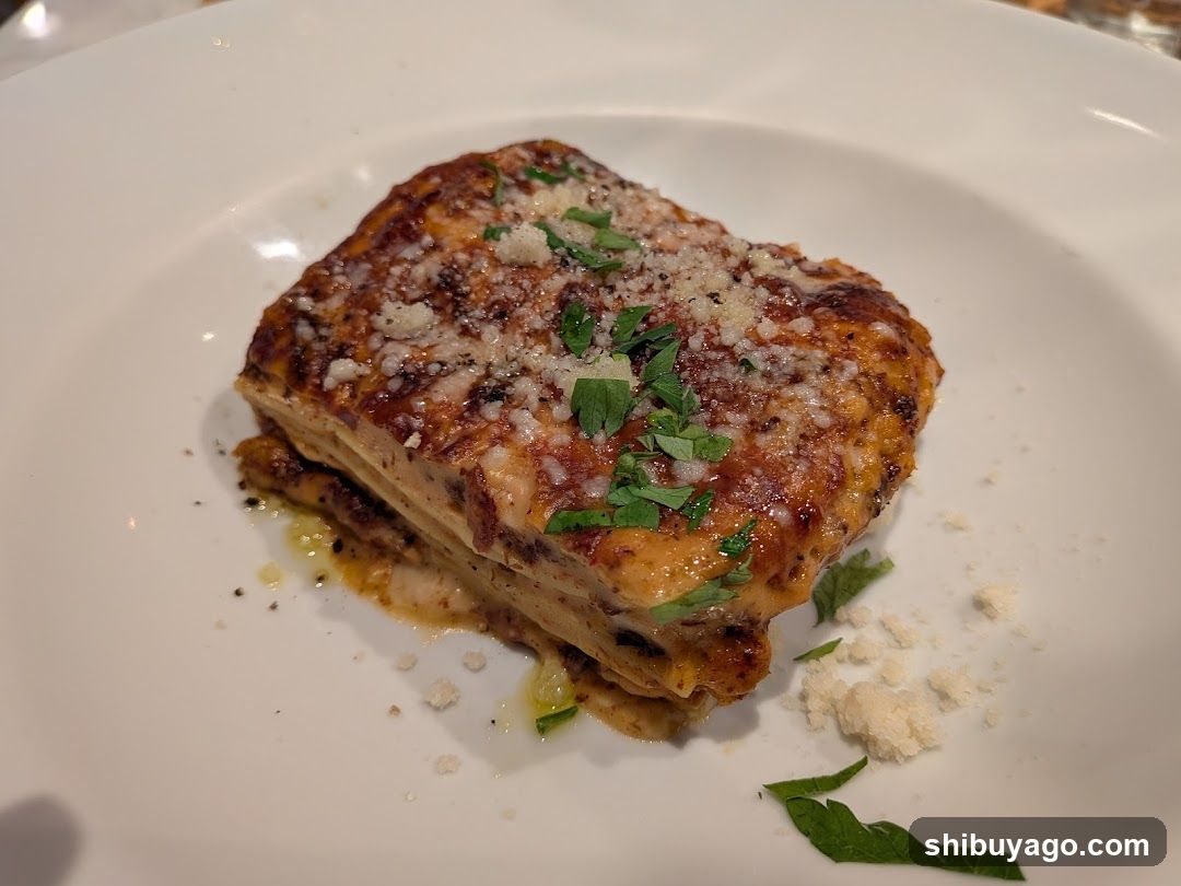 Lasagna with Fresh Basil and Parmesan