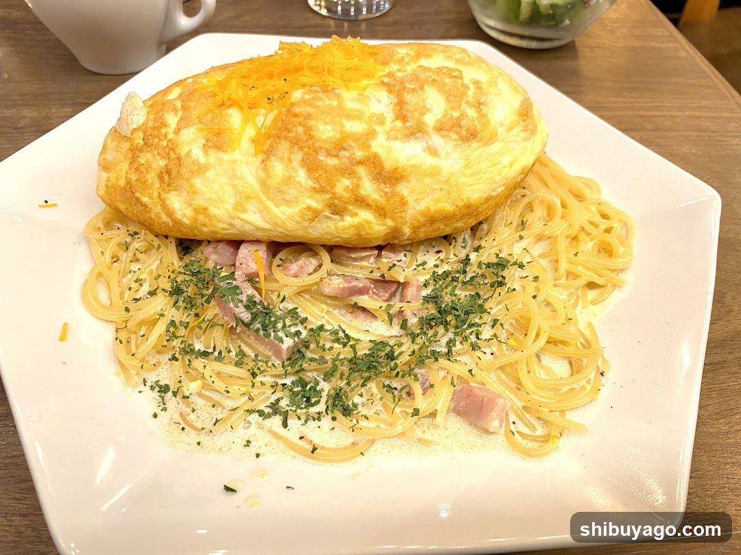 Spaghetti with Omelette