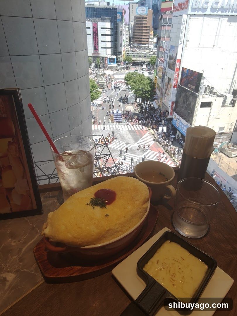 Omelette and Coffee View from High Floor Restaurant