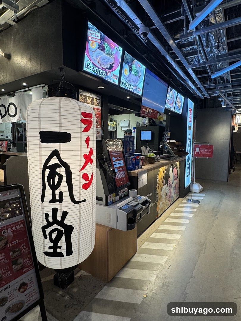 Ramen Shop Interior View