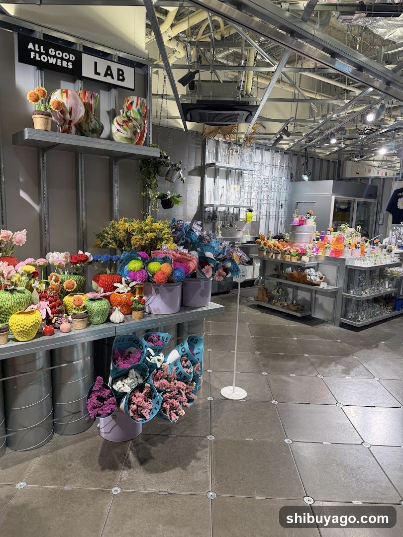 Flower Shop Interior Display