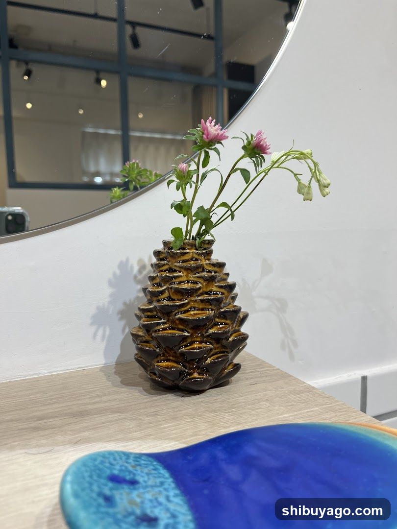Pineapple Vase with Flowers