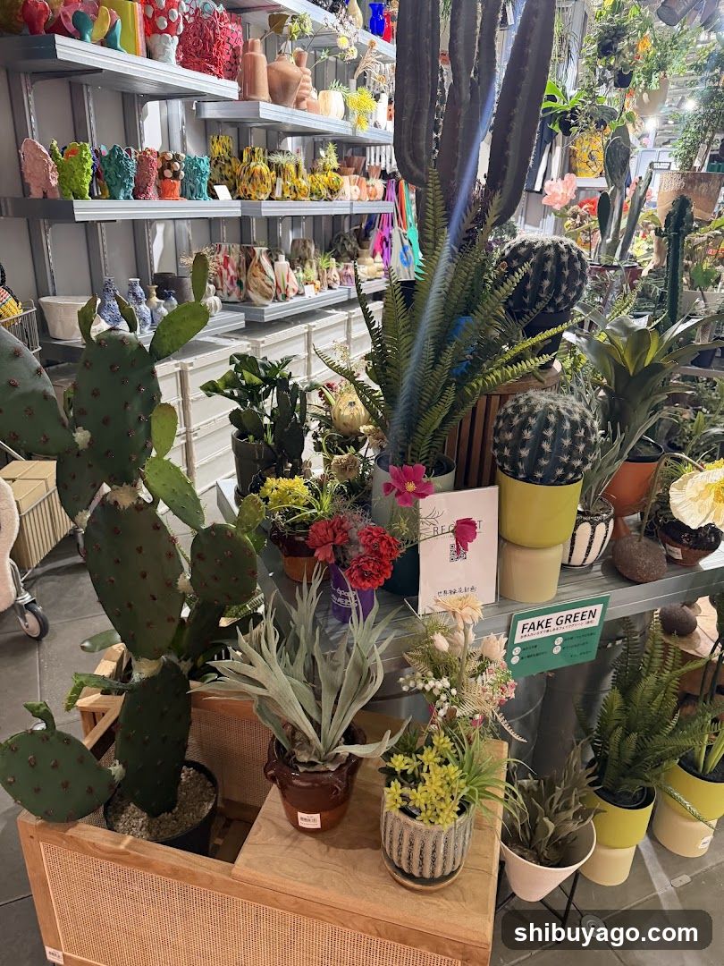Indoor Plant and Decor Display