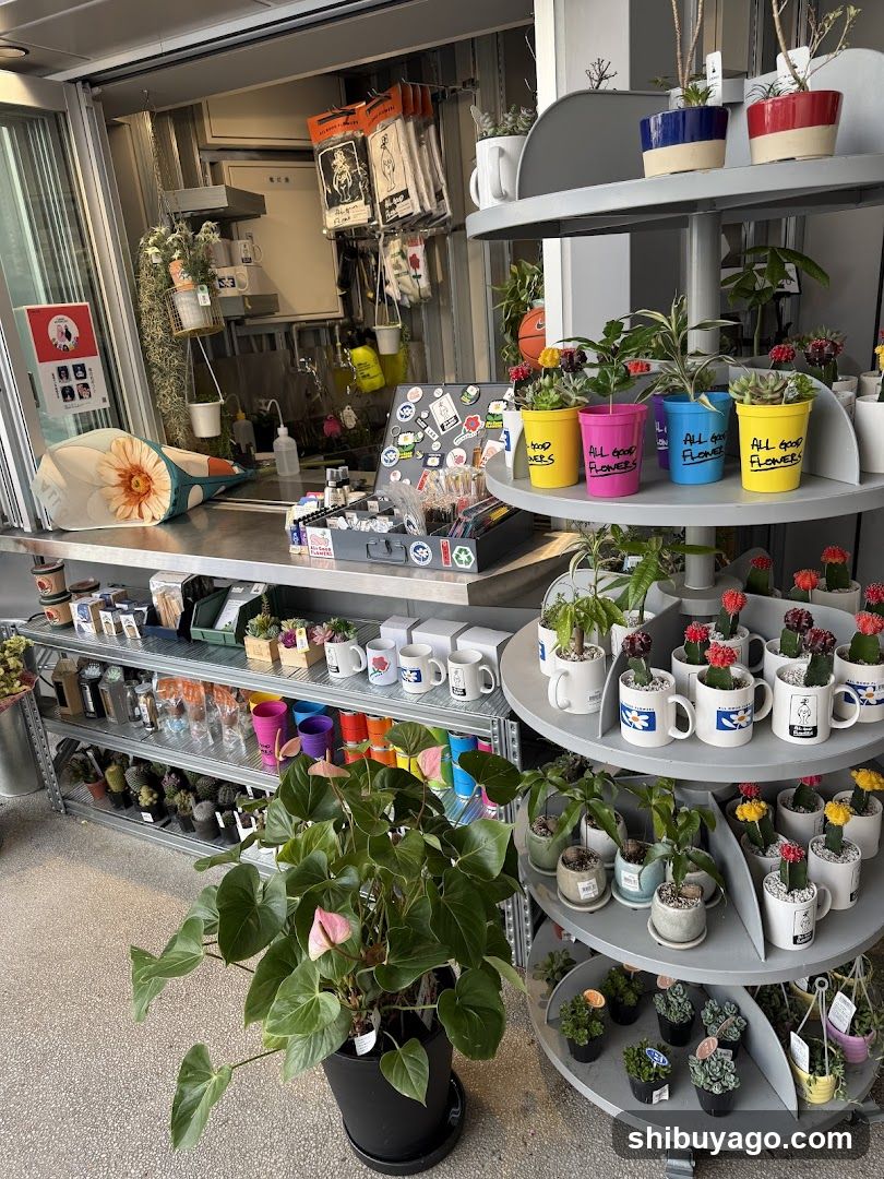 Plant Shop Interior Display