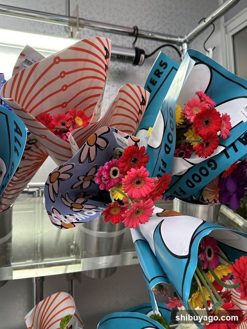 Flower Bouquets on Display