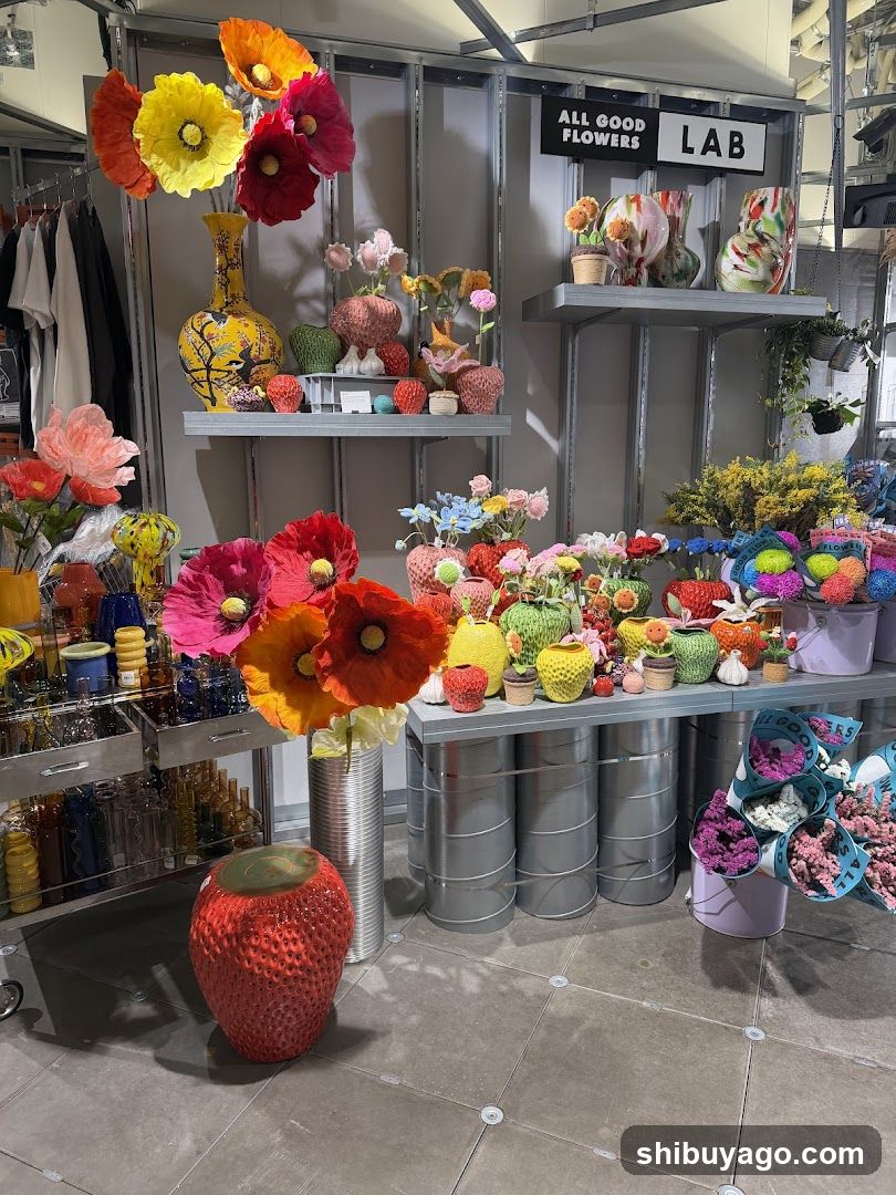 Flower Shop Interior Display