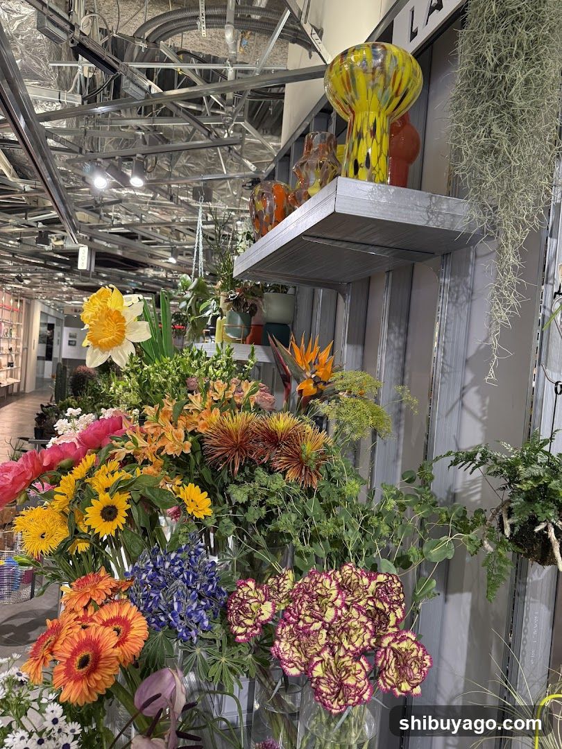 Flower Shop Interior Display
