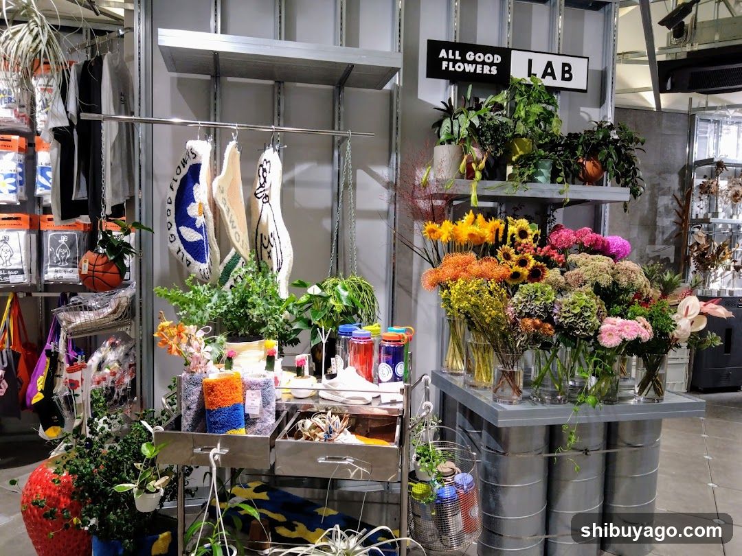 Flower and Merchandise Display
