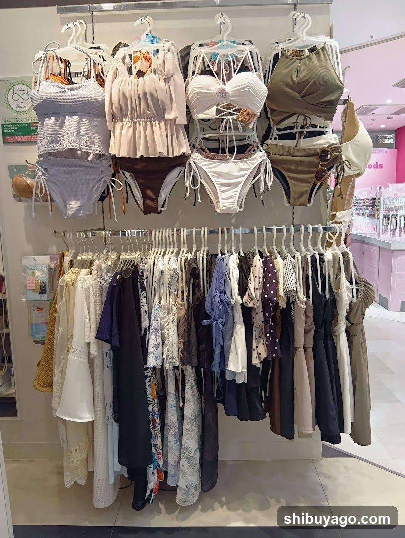 Bikini and Swimwear Display