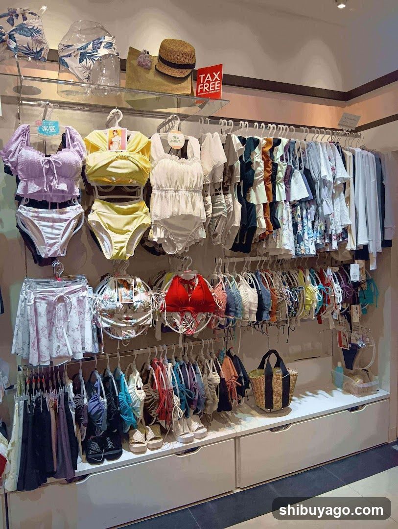 Bikini and Swimwear Display