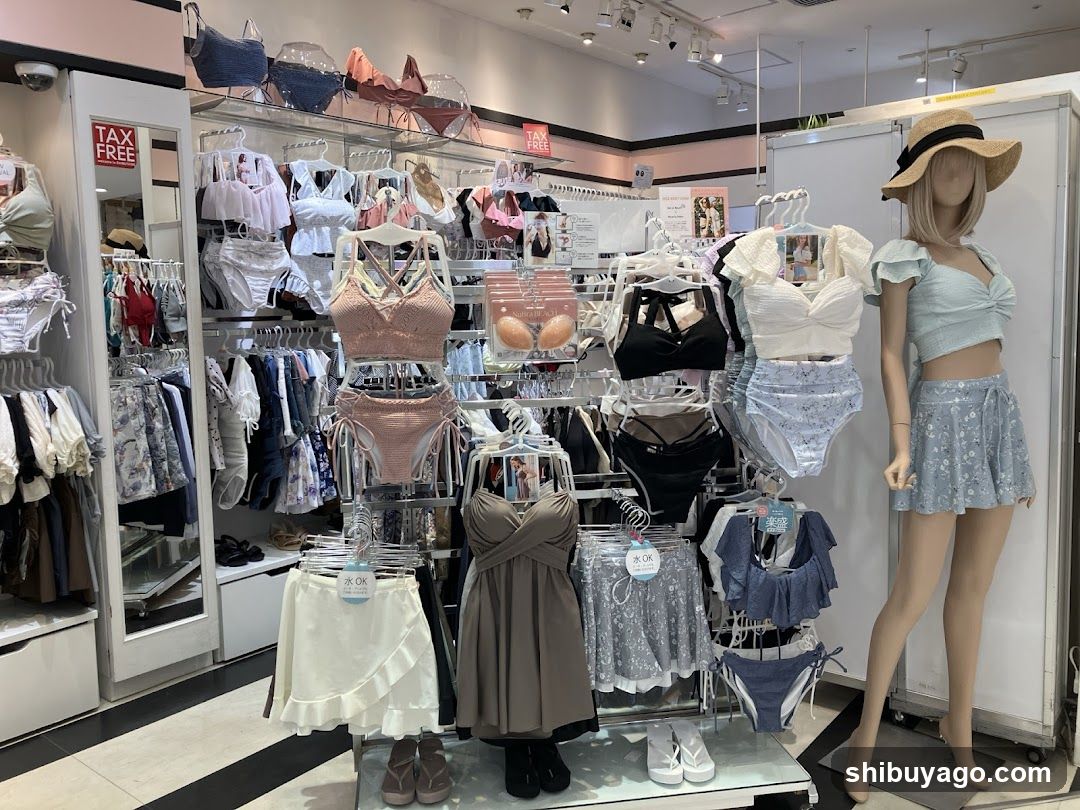 Bikini and Swimwear Display