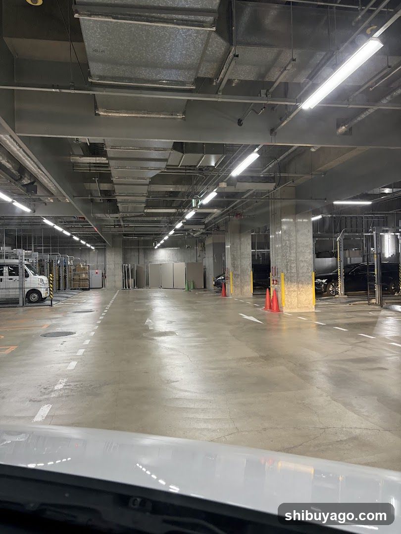 Underground Parking Garage Interior