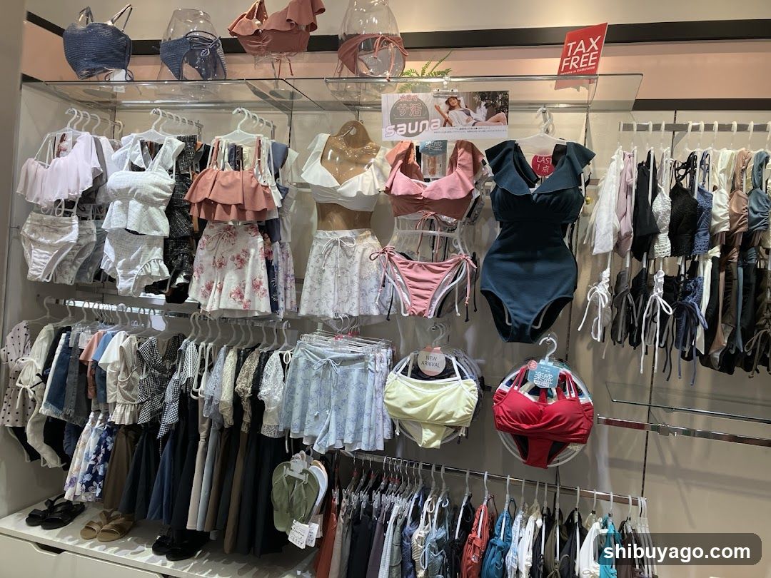 Bikini and Swimwear Display