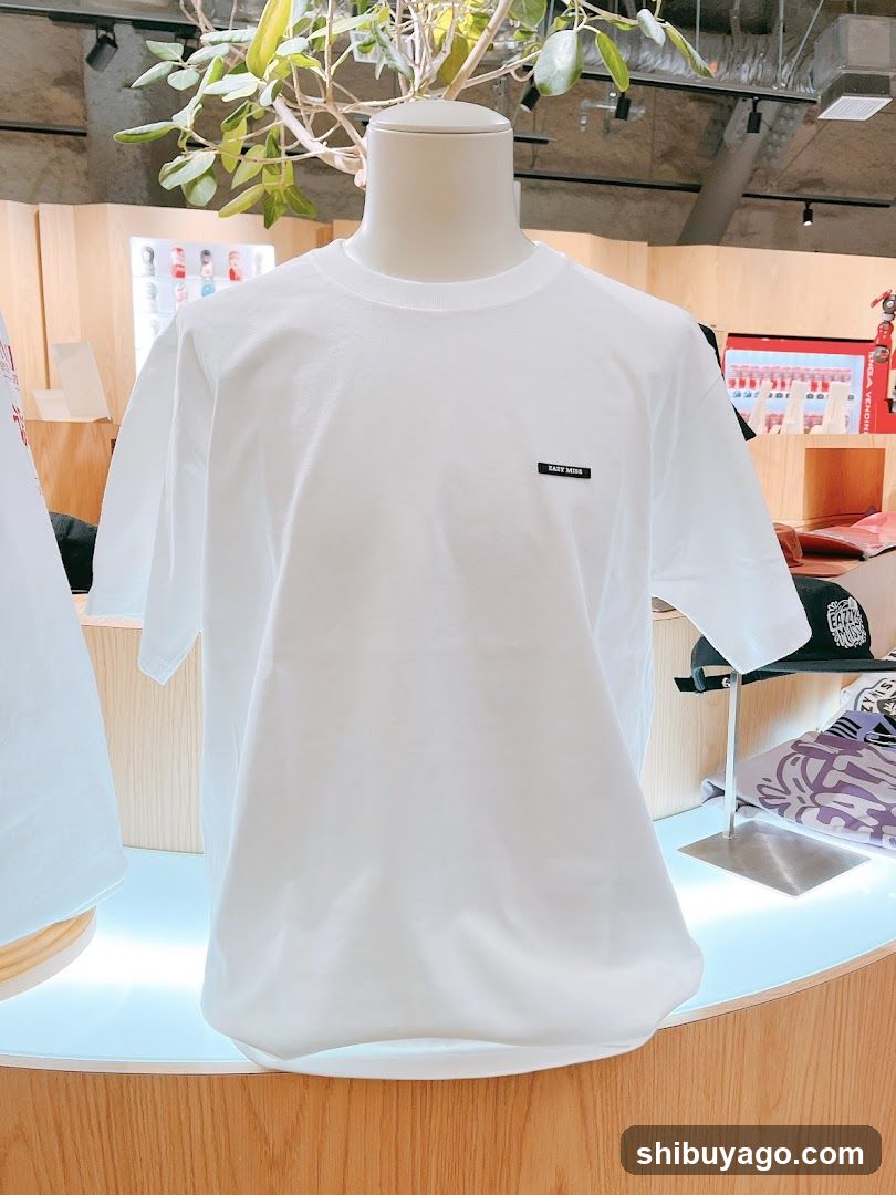 White T-Shirt Display