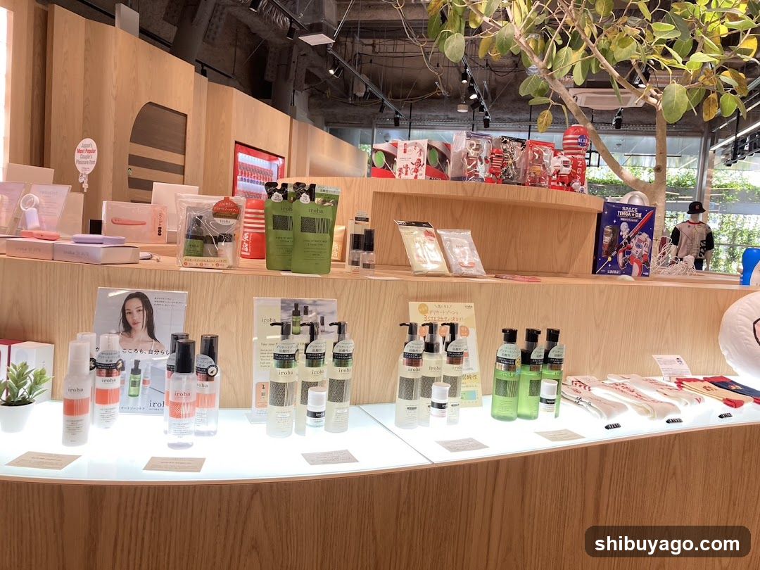 Beauty Product Display Counter