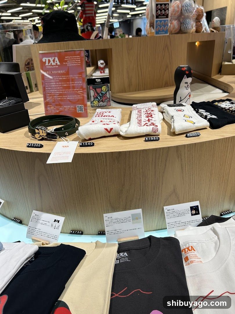 TXA Merchandise Display