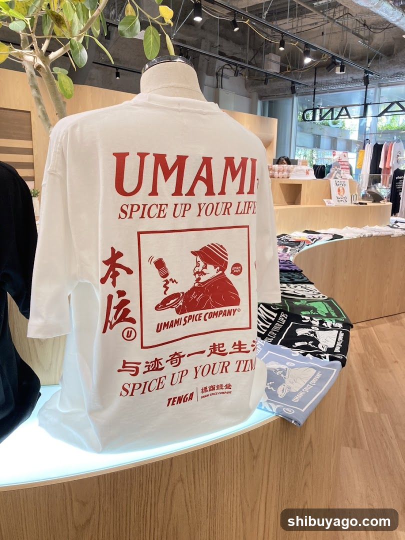 UMAMI Spice Up Your Life T-Shirt Display