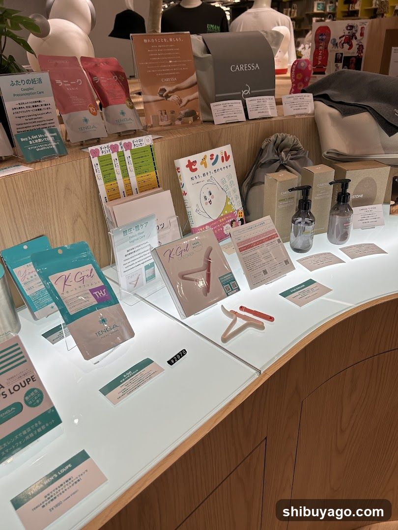 Beauty Product Display Counter
