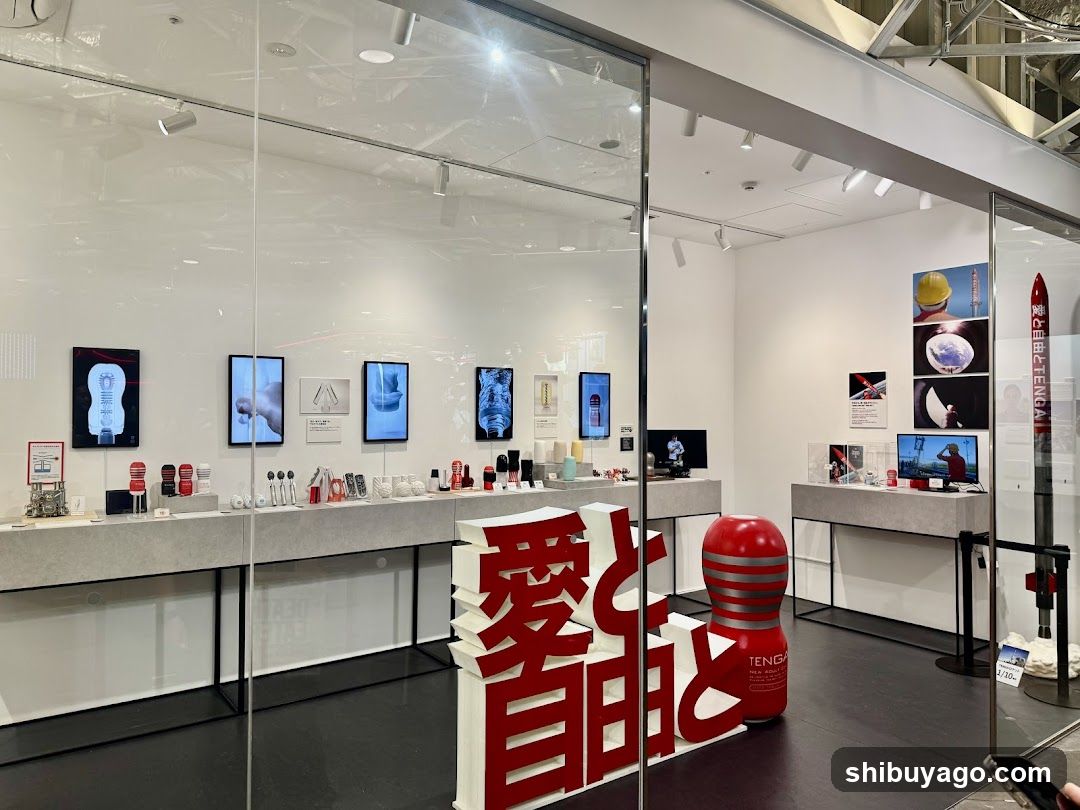 Exhibition Display with Artifacts and Screens