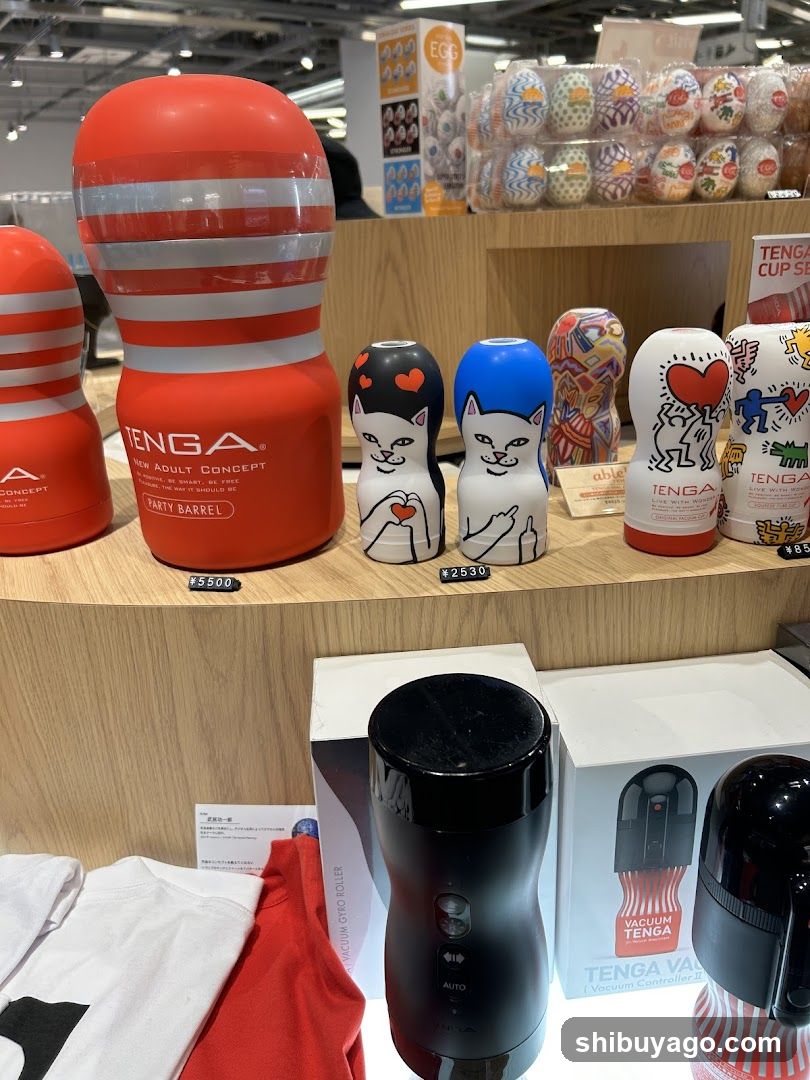 Tenga Adult Products Display