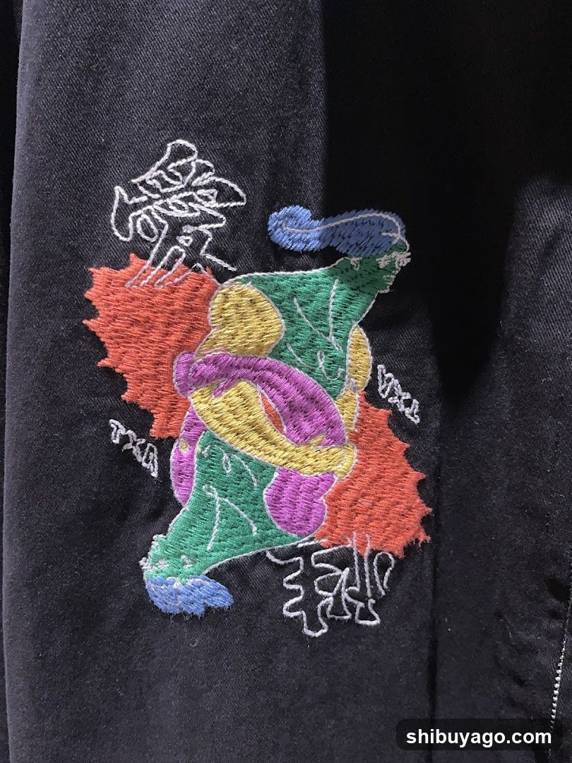 Embroidered Denim Detail