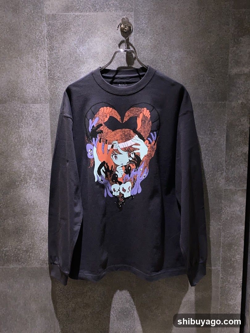 Graphic Long-Sleeve Sweatshirt Display