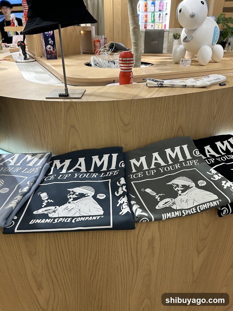 Umami Spice Company Merchandise Display