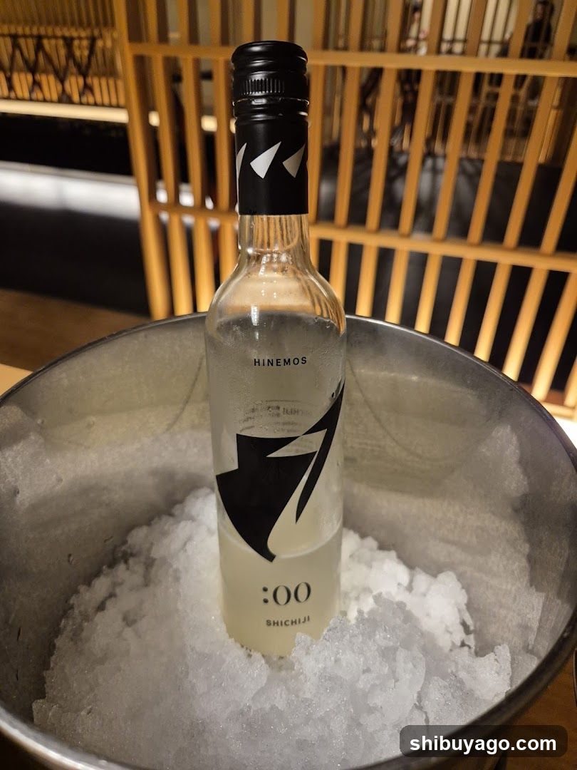 Bottle of Hinemos Shichiji in Ice Bucket